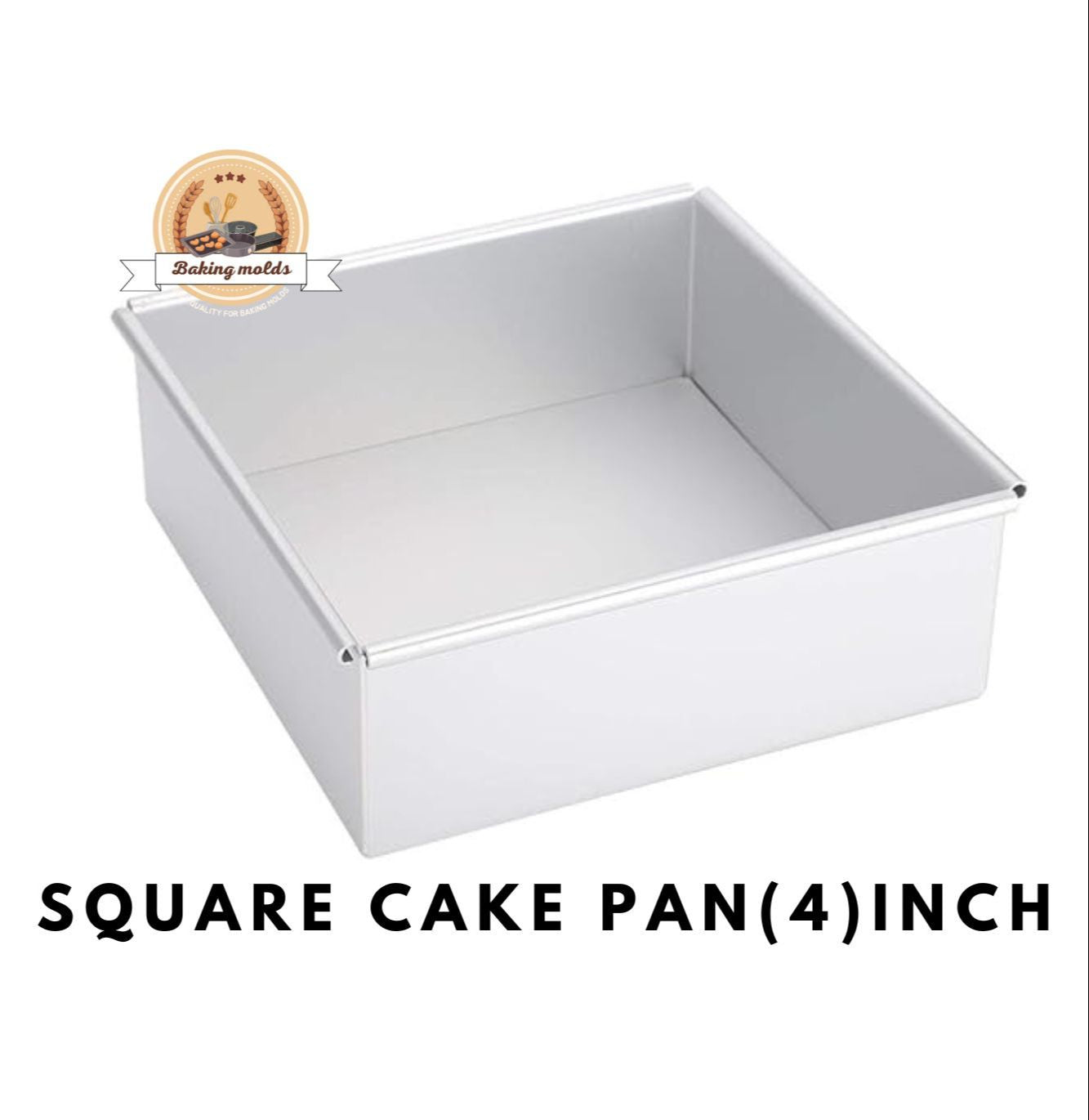 "4-Inch Square Cake Pan Bakeware for Cakes