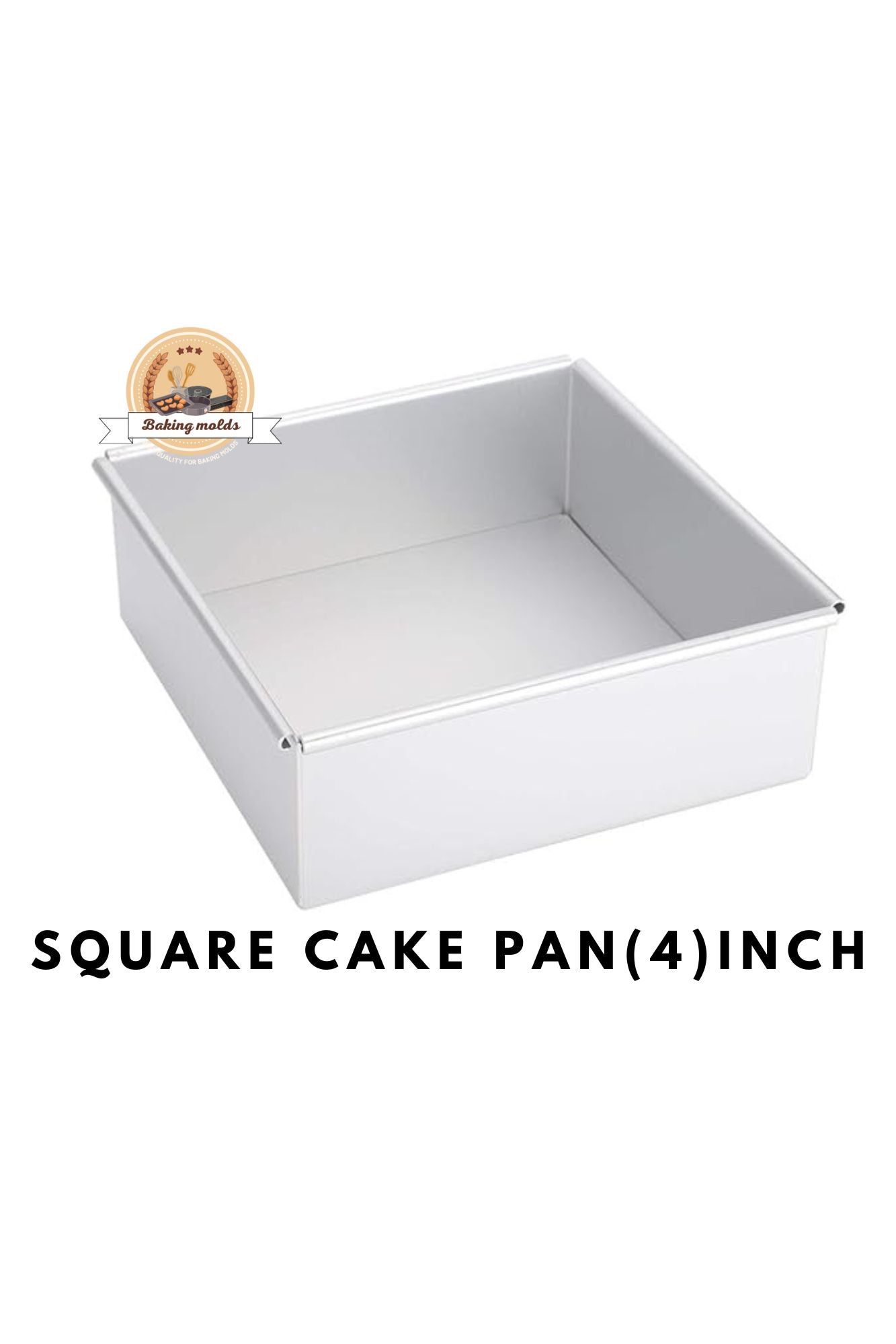 "4-Inch Square Cake Pan Bakeware for Cakes